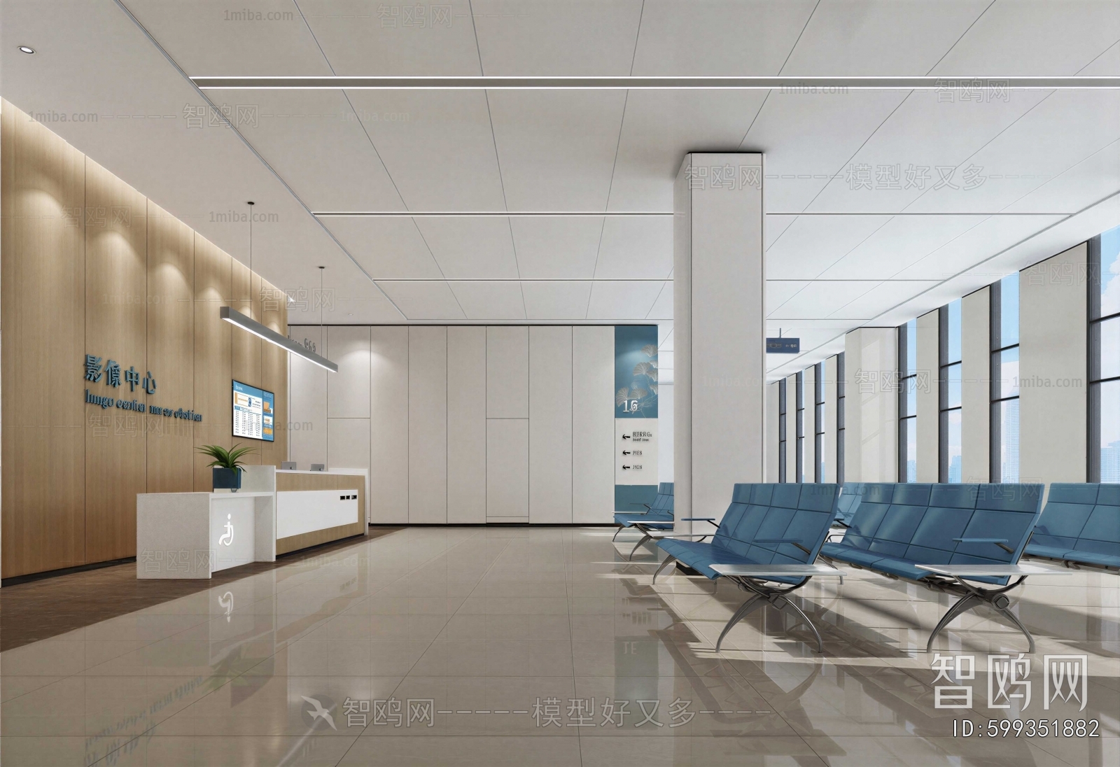 Modern Hospital Hall