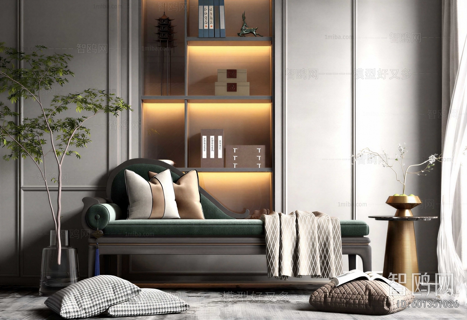 New Chinese Style Noble Concubine Chair