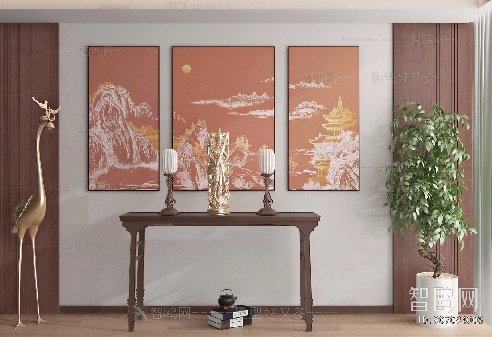 New Chinese Style Console