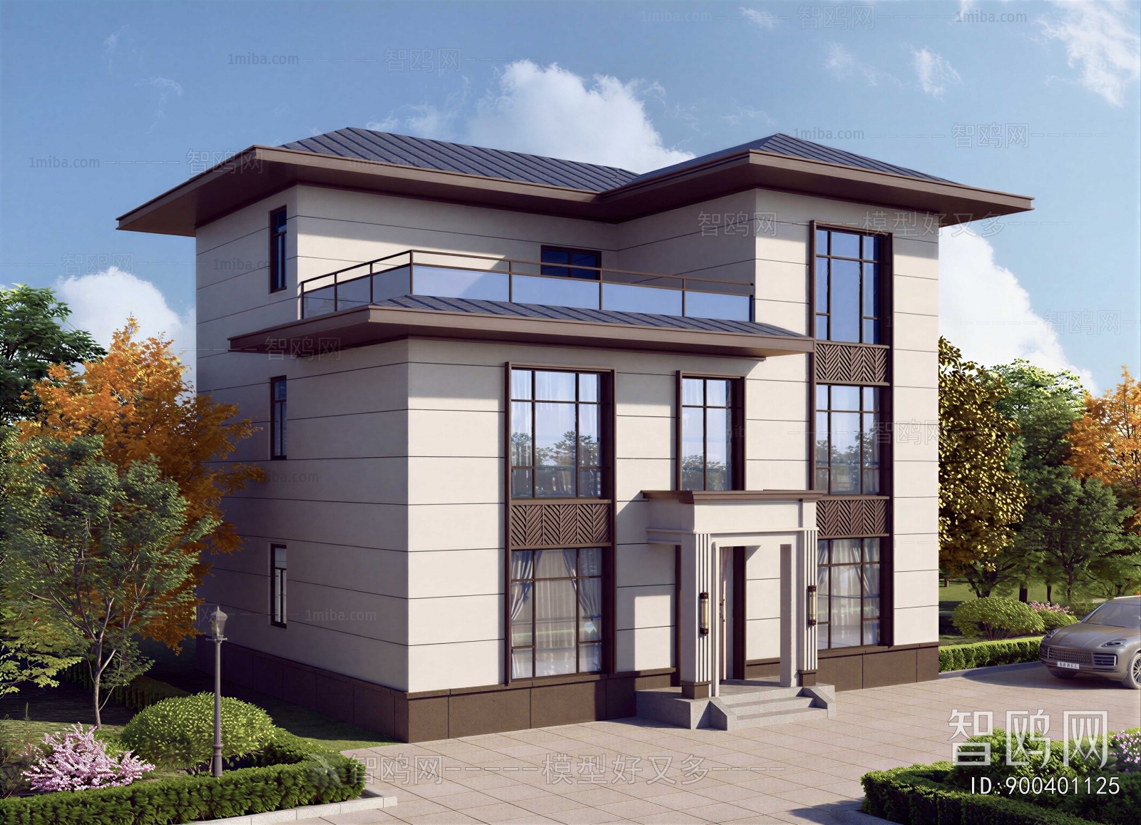 New Chinese Style Detached Villa