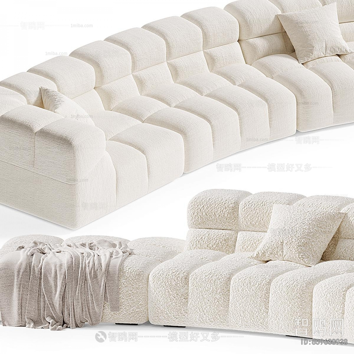 Modern Curved Sofa