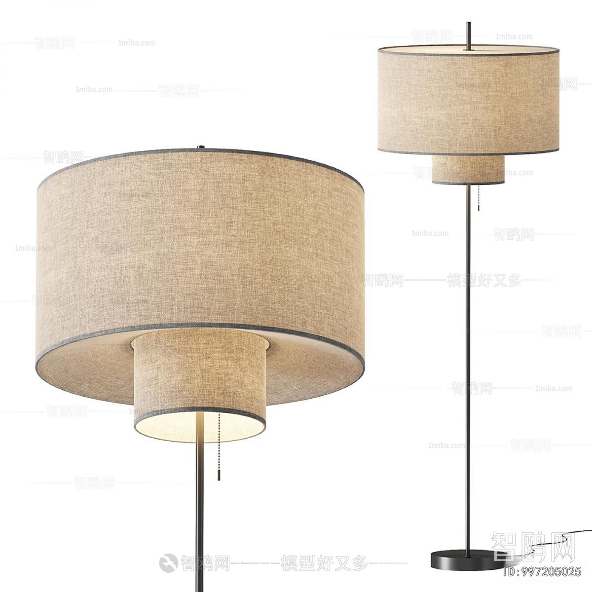 Wabi-sabi Style Floor Lamp