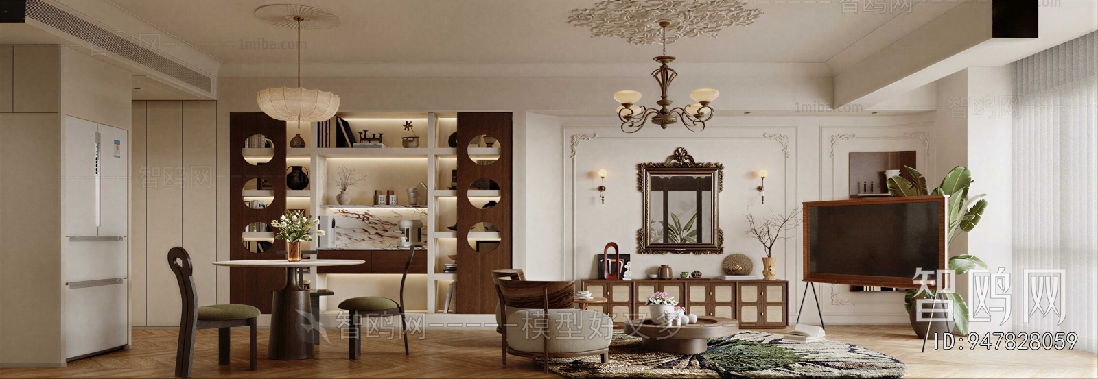 American Style A Living Room