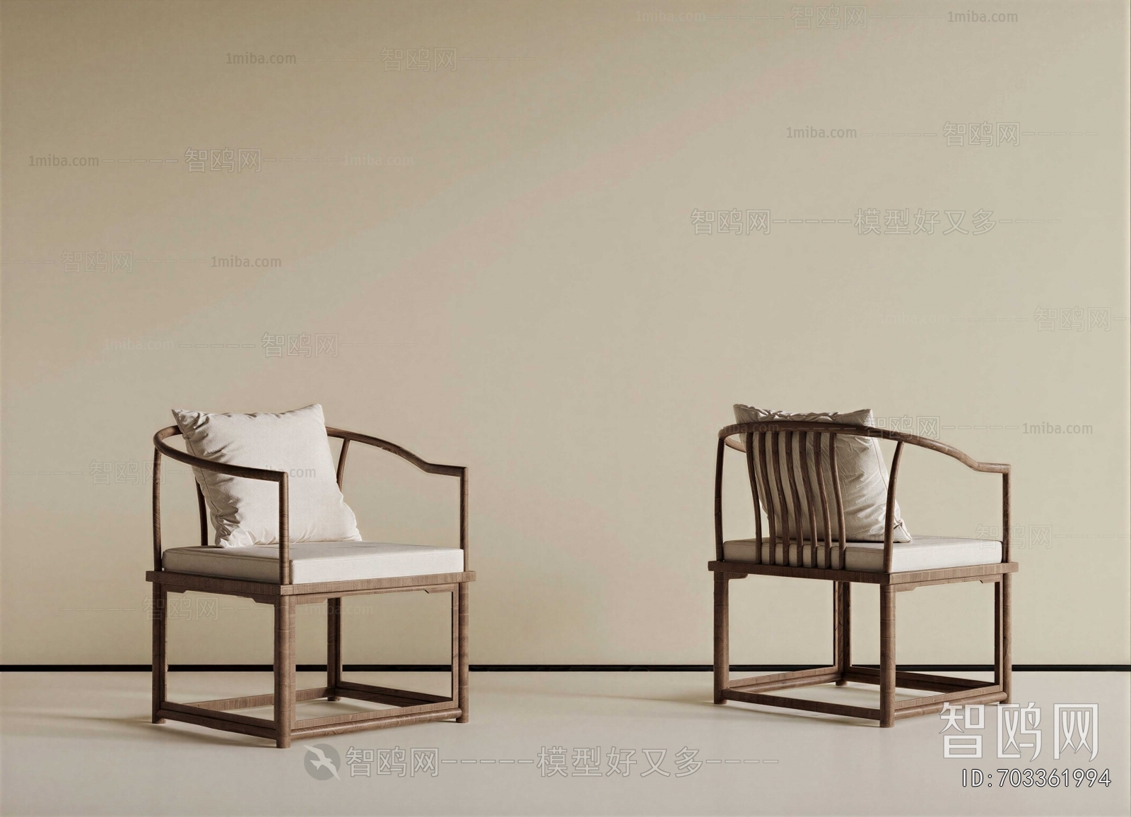 New Chinese Style Lounge Chair