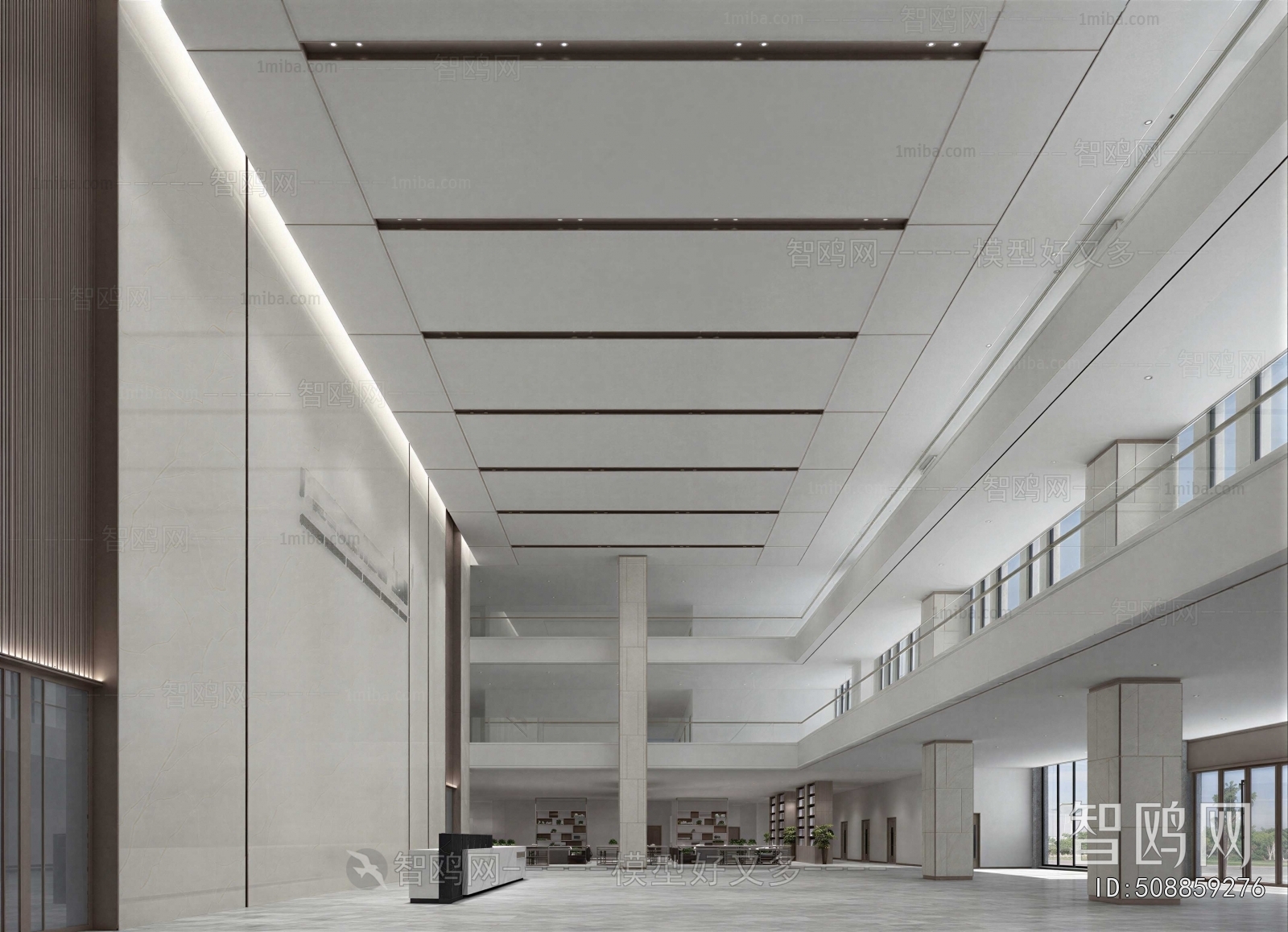 Modern Office Reception Desk