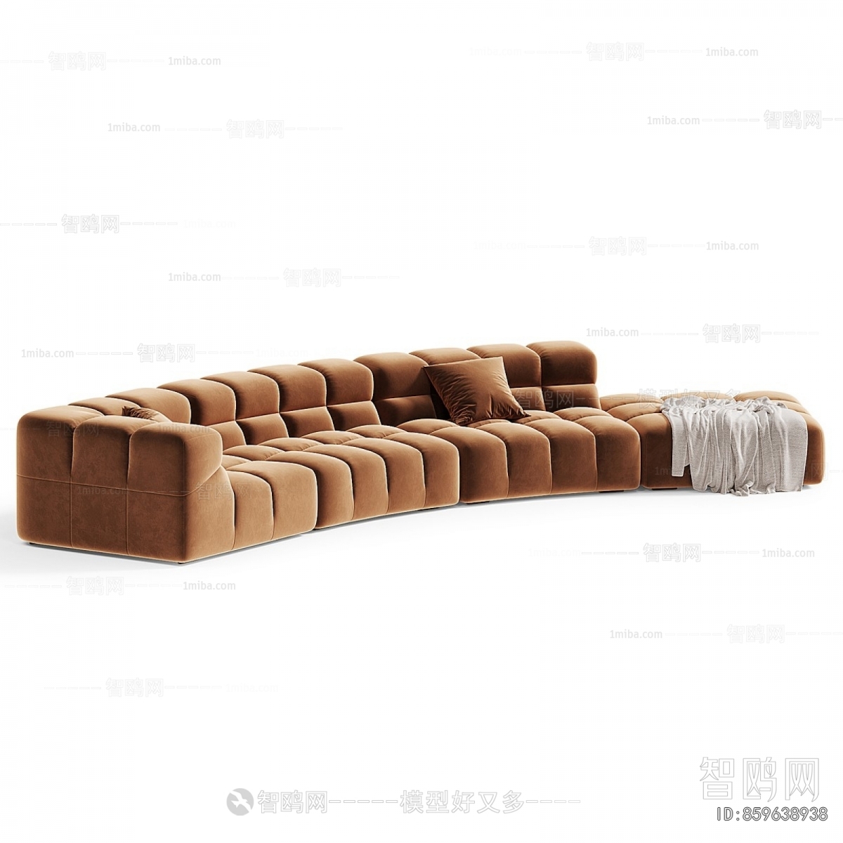 Modern Curved Sofa