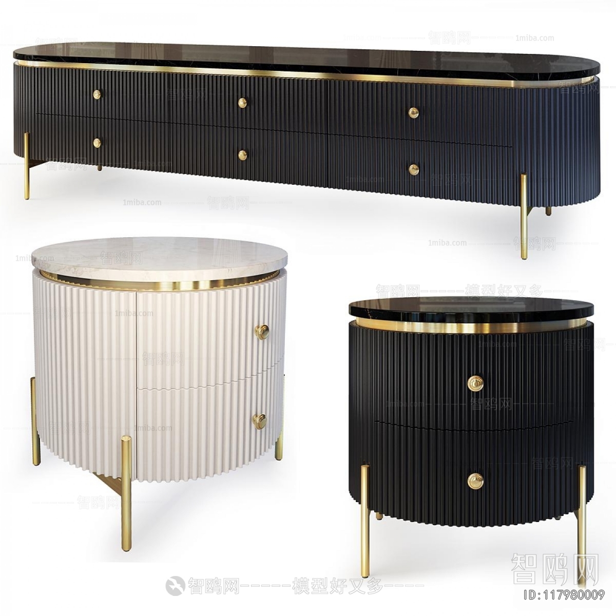 Modern Bedside Cupboard