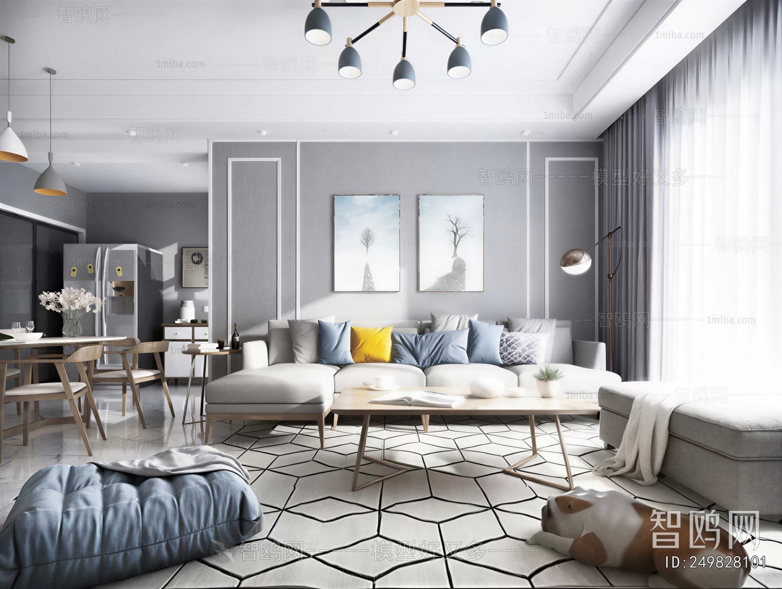 Nordic Style A Living Room