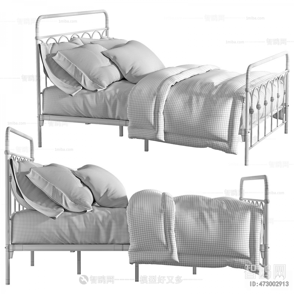 French Style Double Bed