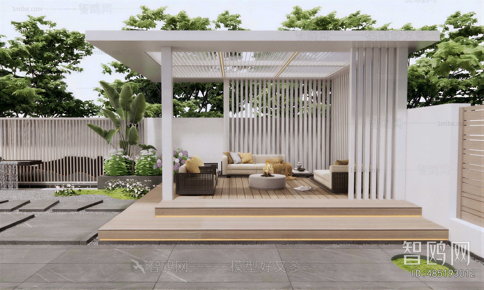 Modern Courtyard/landscape