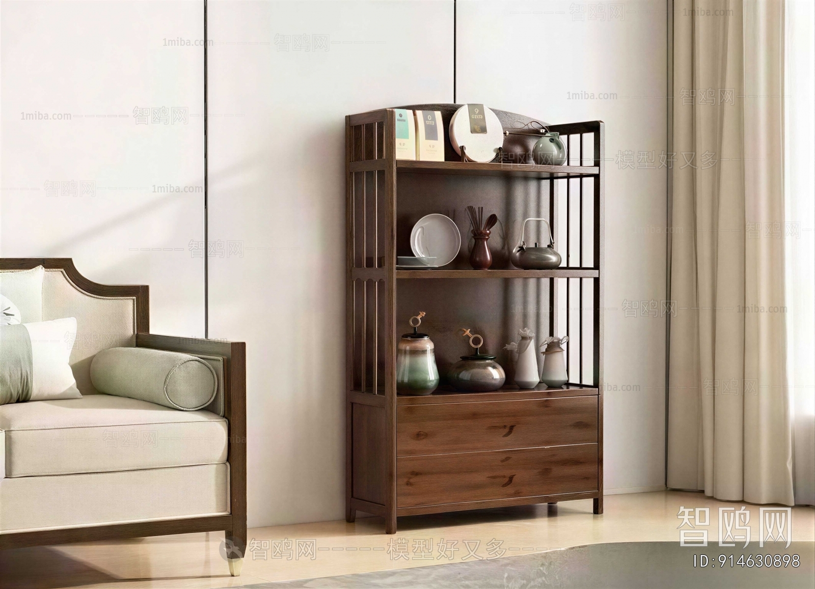 New Chinese Style Antique Rack