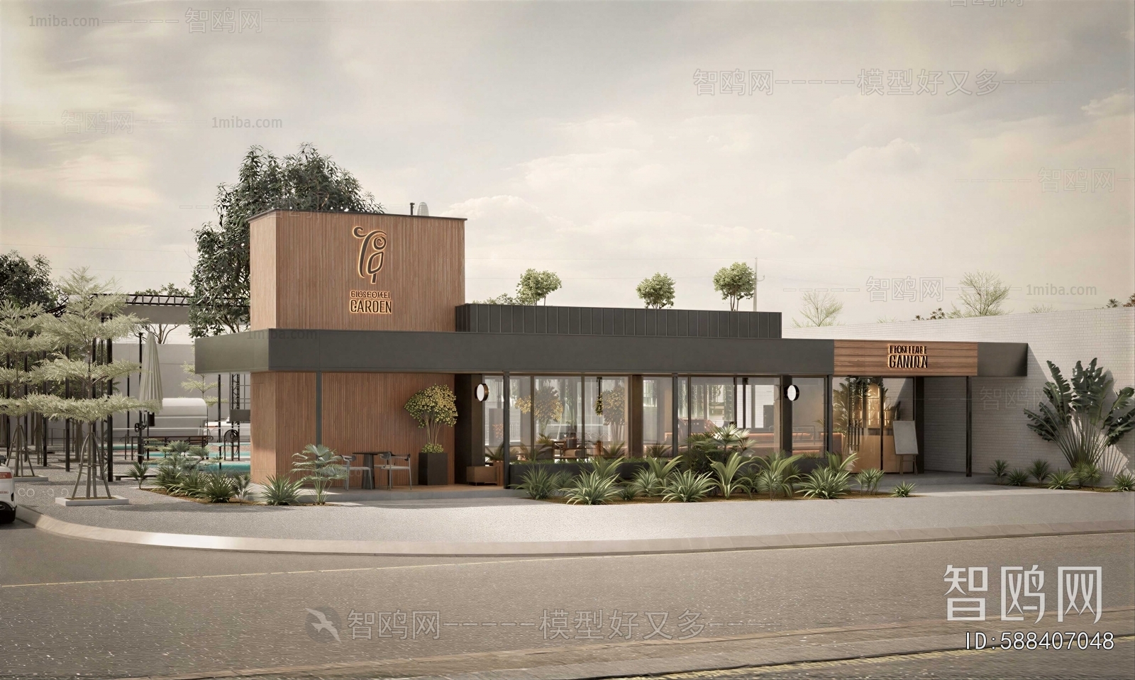 Modern Appearance Of Commercial Building