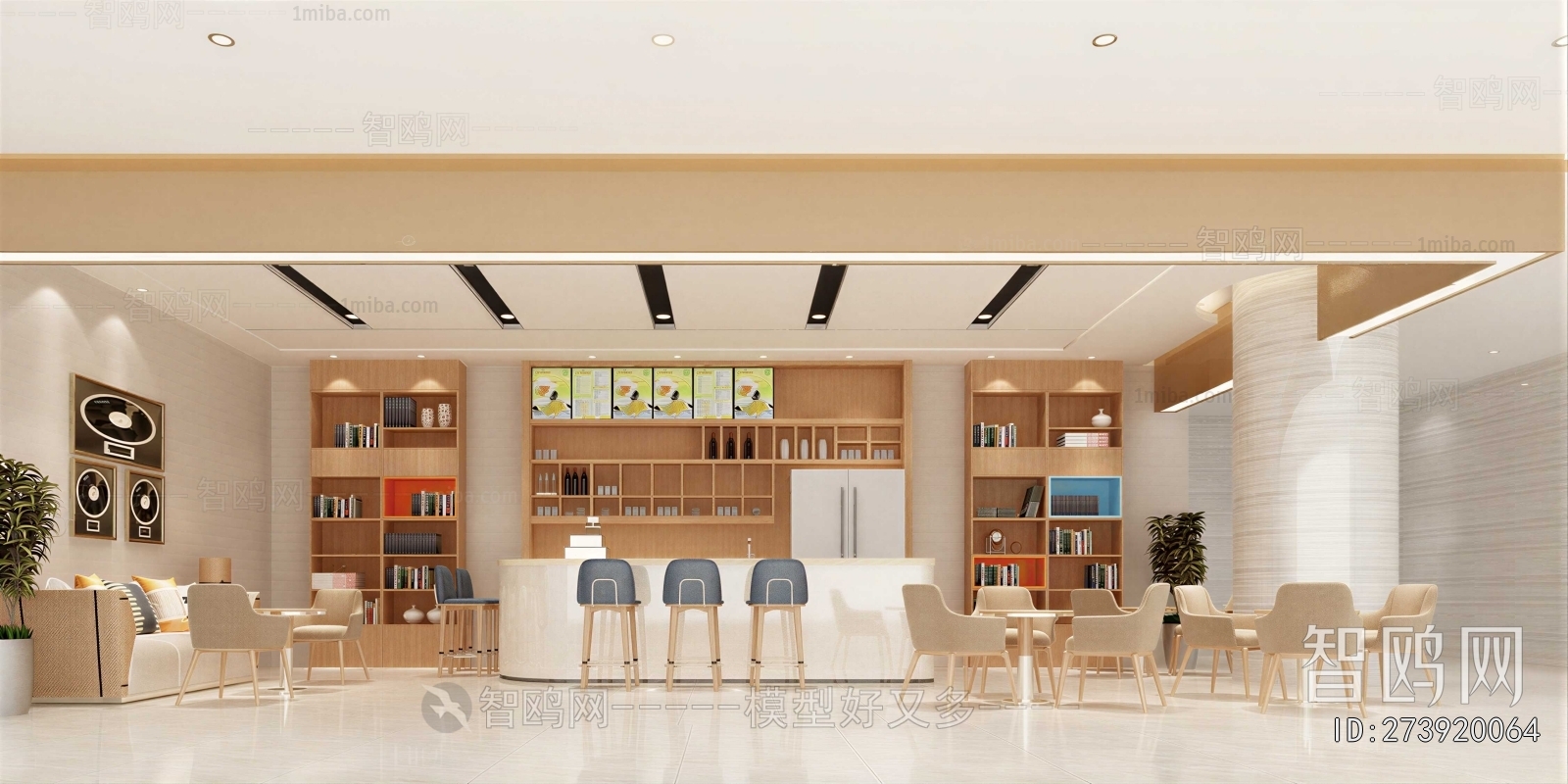 Modern Bookstore Book Bar