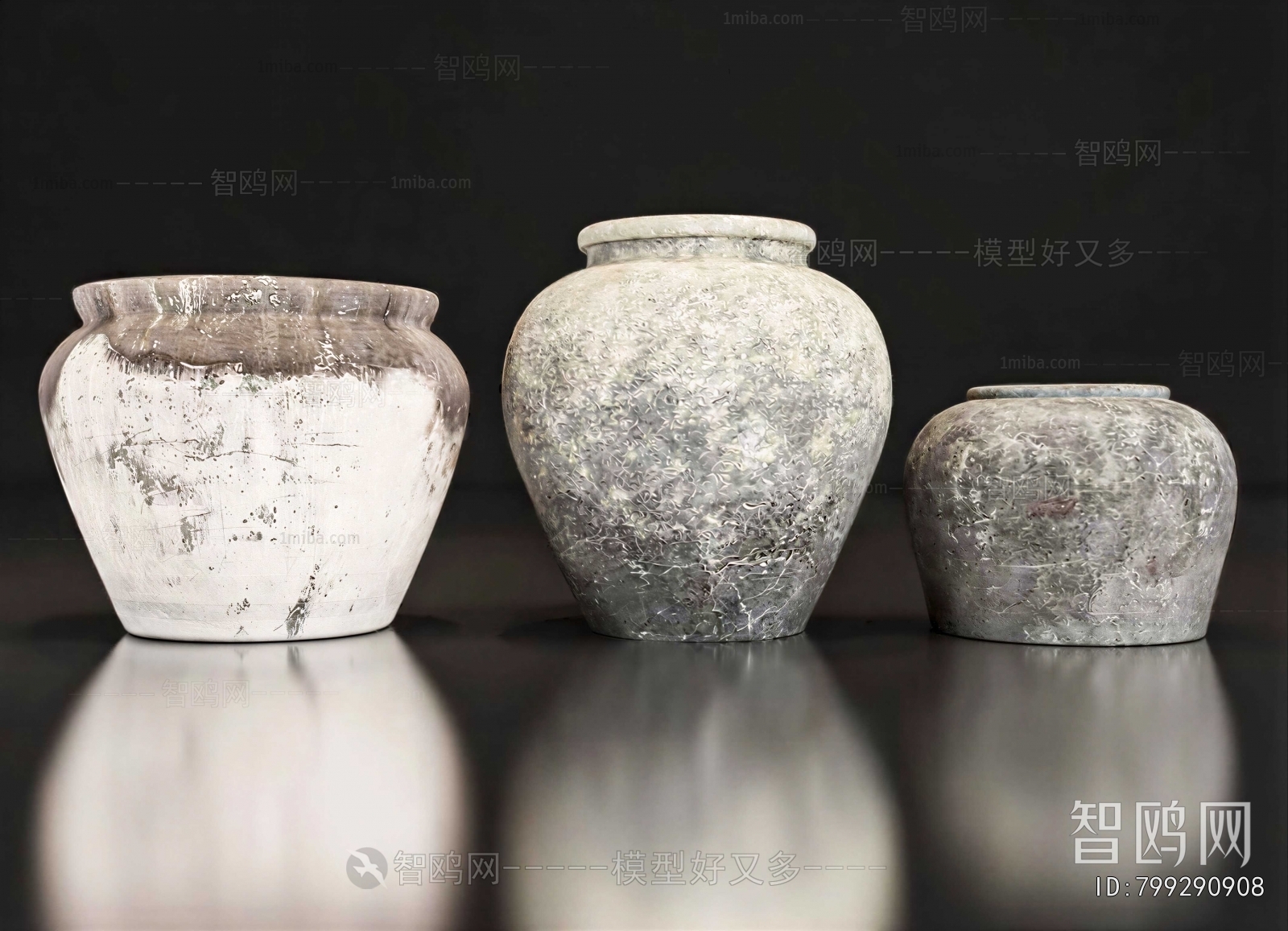 Wabi-sabi Style Clay Pot