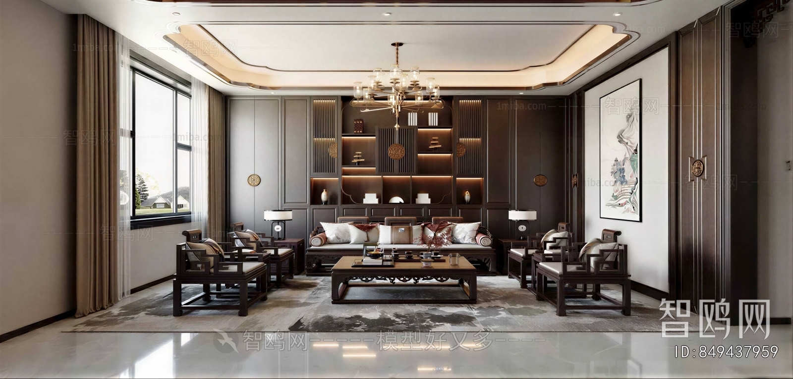 Chinese Style A Living Room