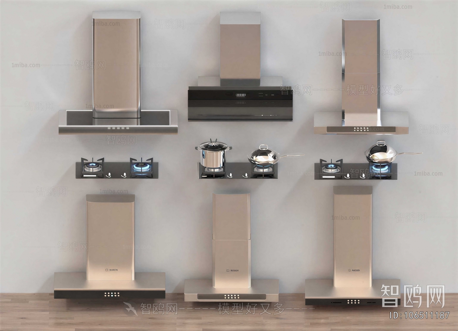 Modern Kitchen Electric Gas Range