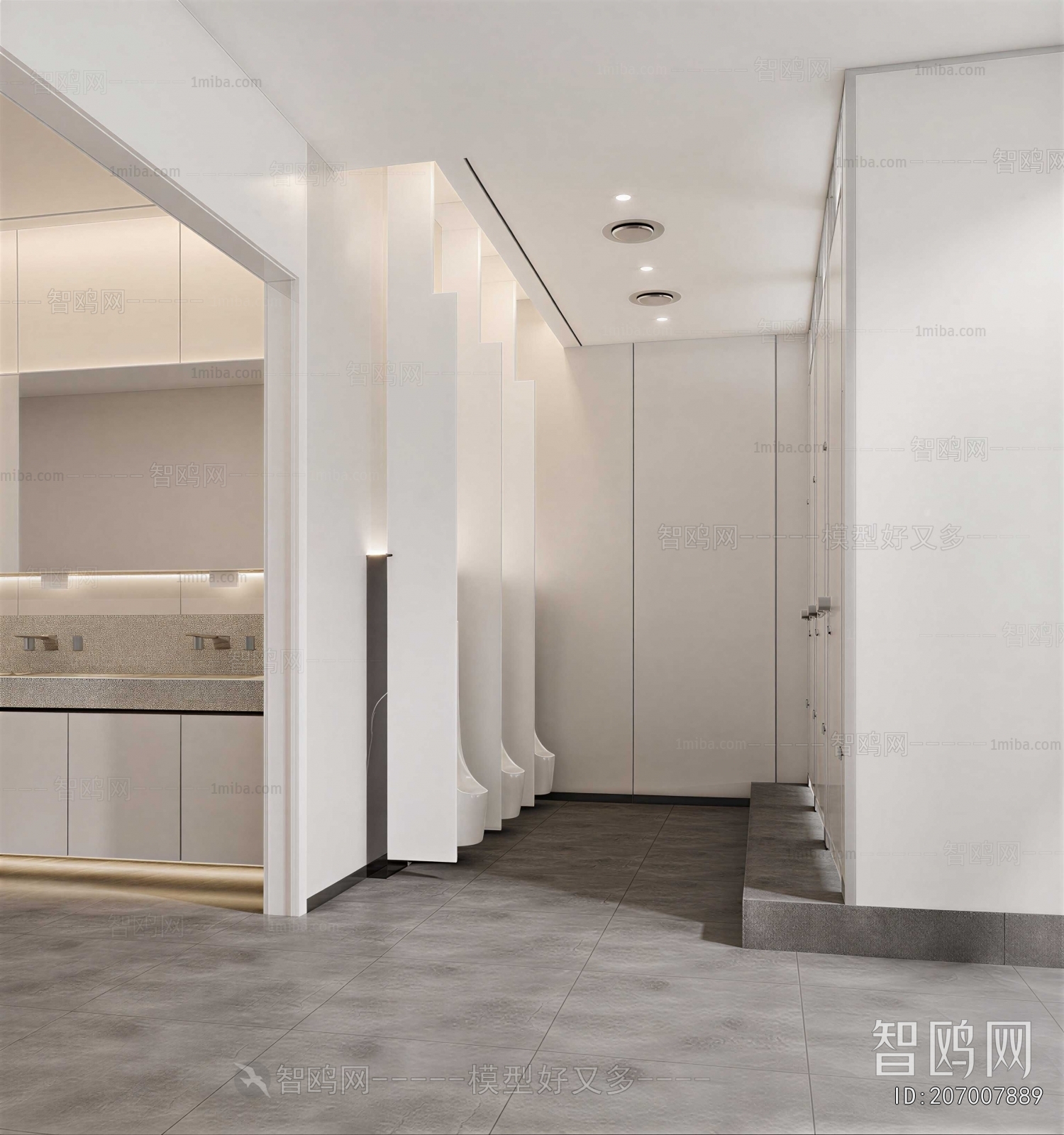 Modern Public Toilet