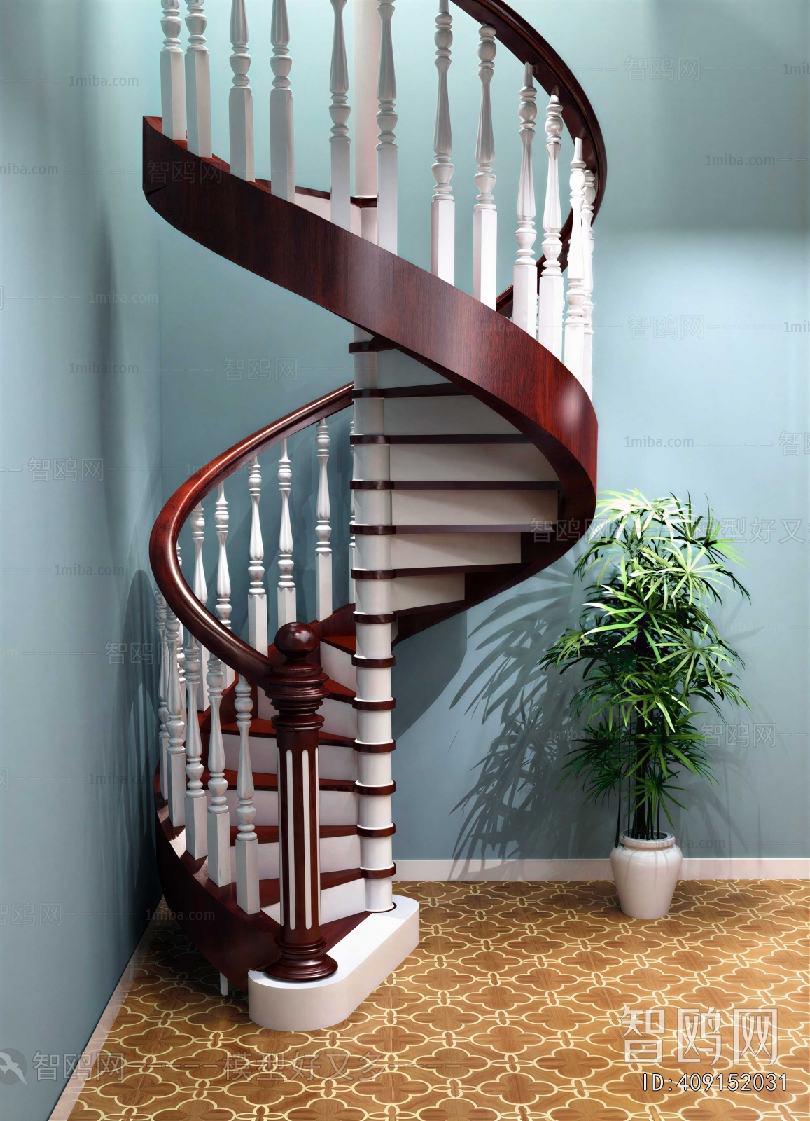 Modern Rotating Staircase