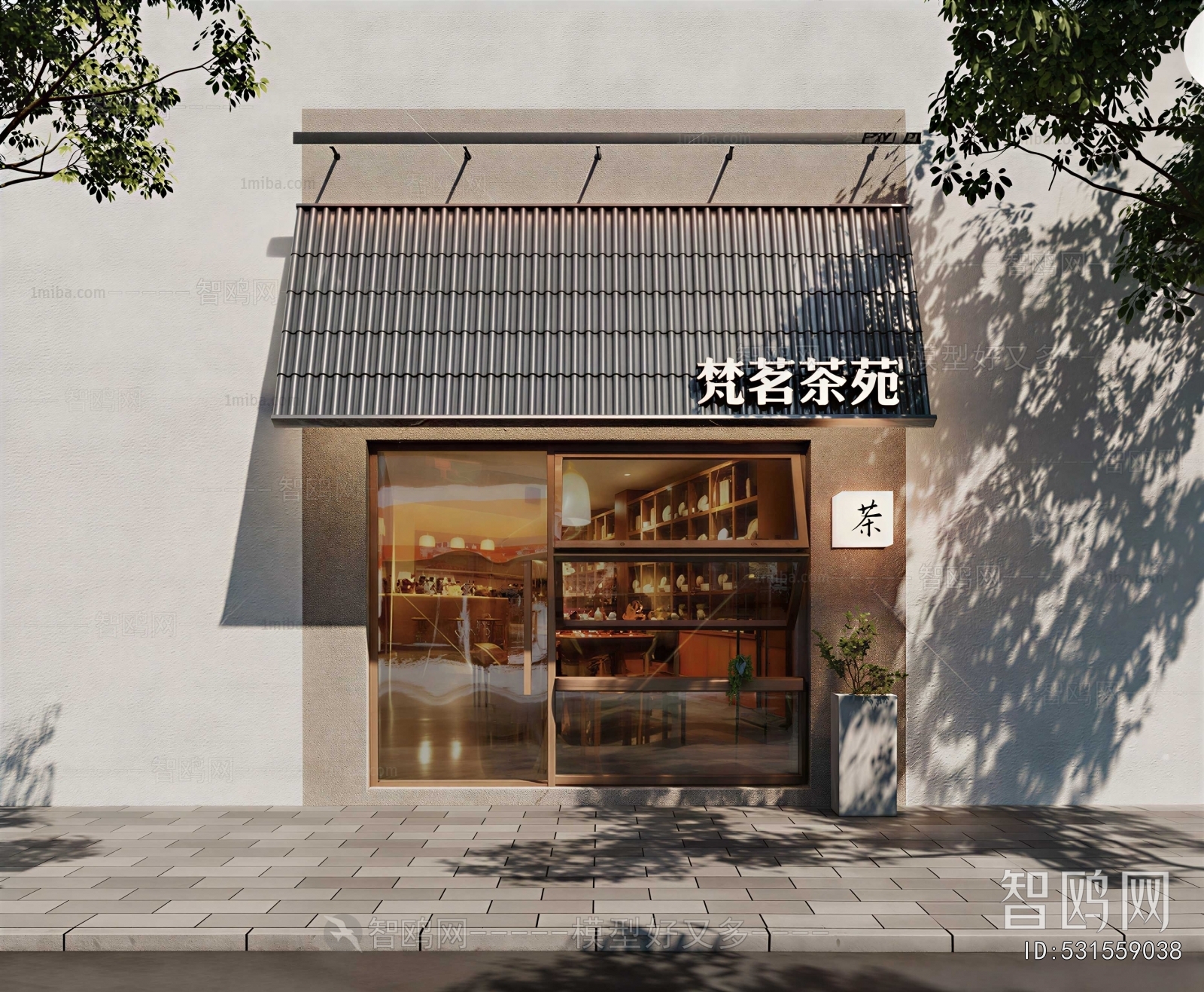 New Chinese Style Facade Element