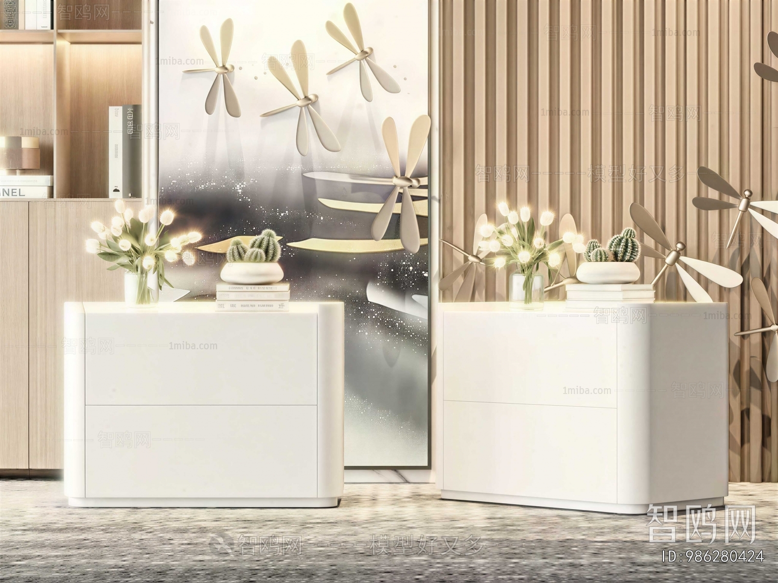 Modern Bedside Cupboard