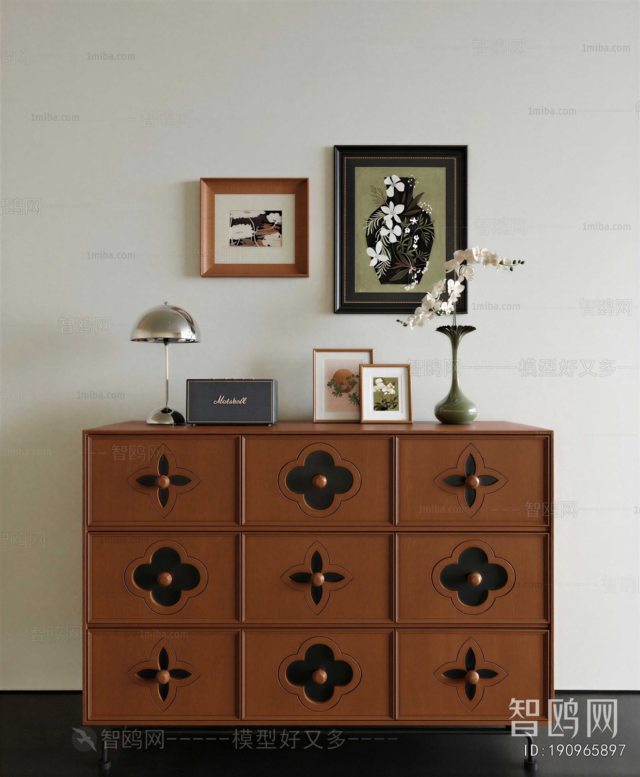 French Style Side Cabinet