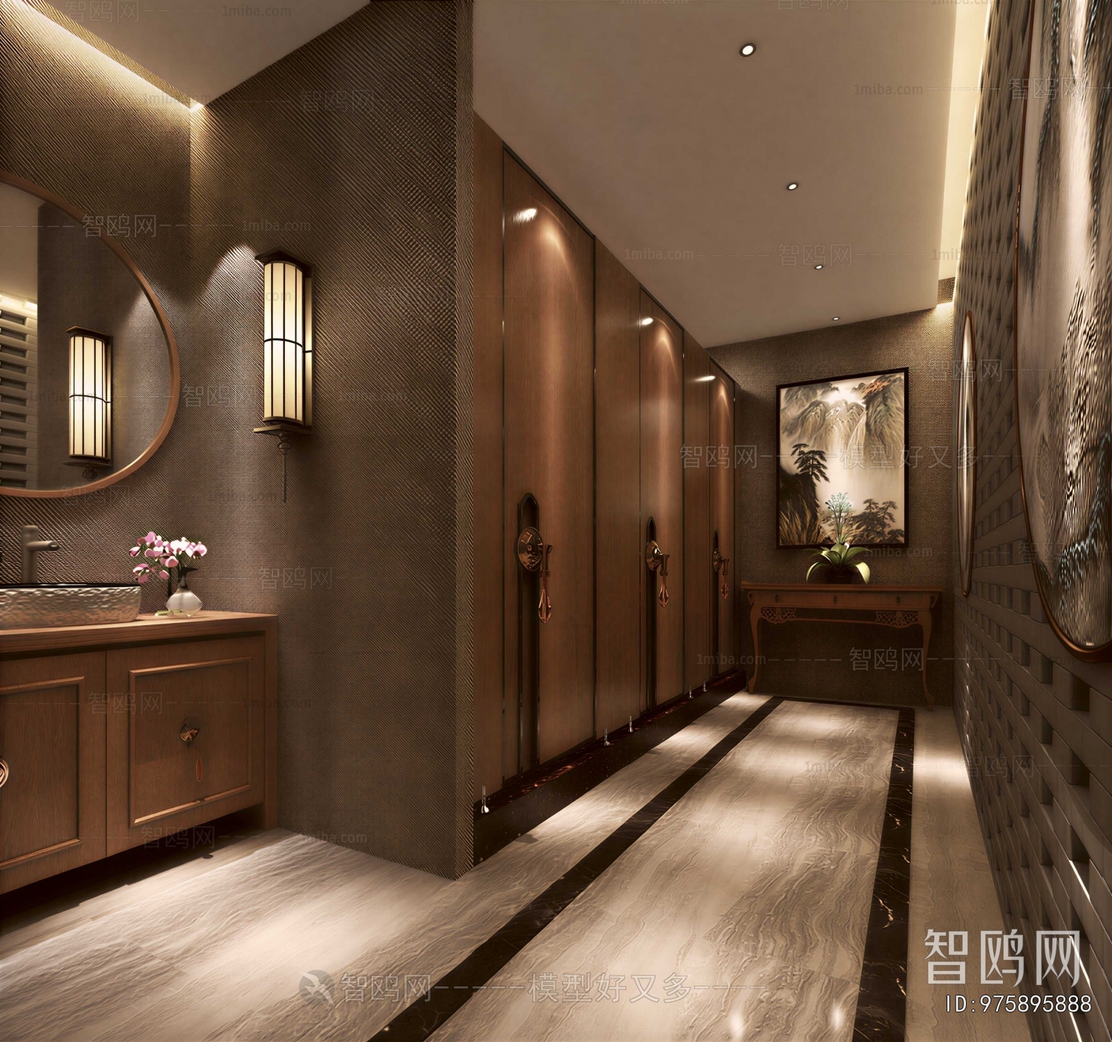 New Chinese Style Public Toilet