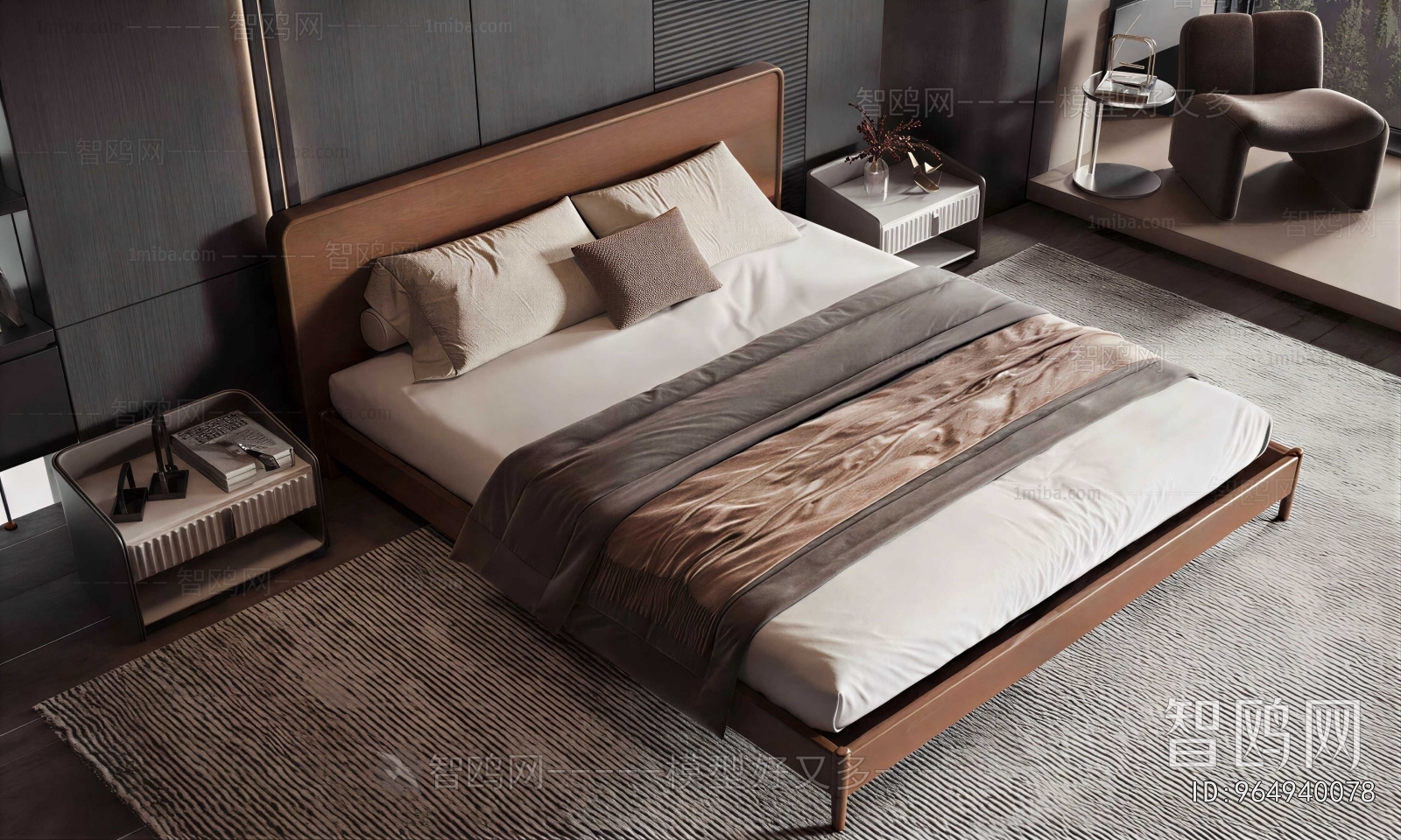 Modern Double Bed