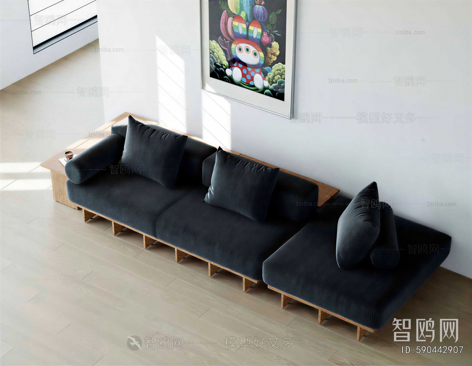 Modern Three-seat Sofa