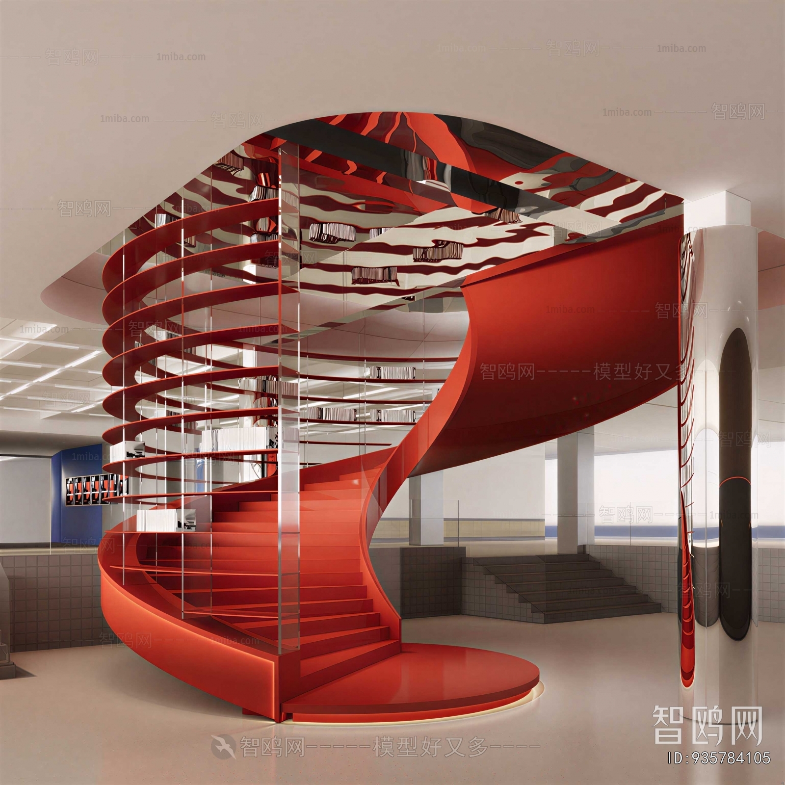 Modern Rotating Staircase