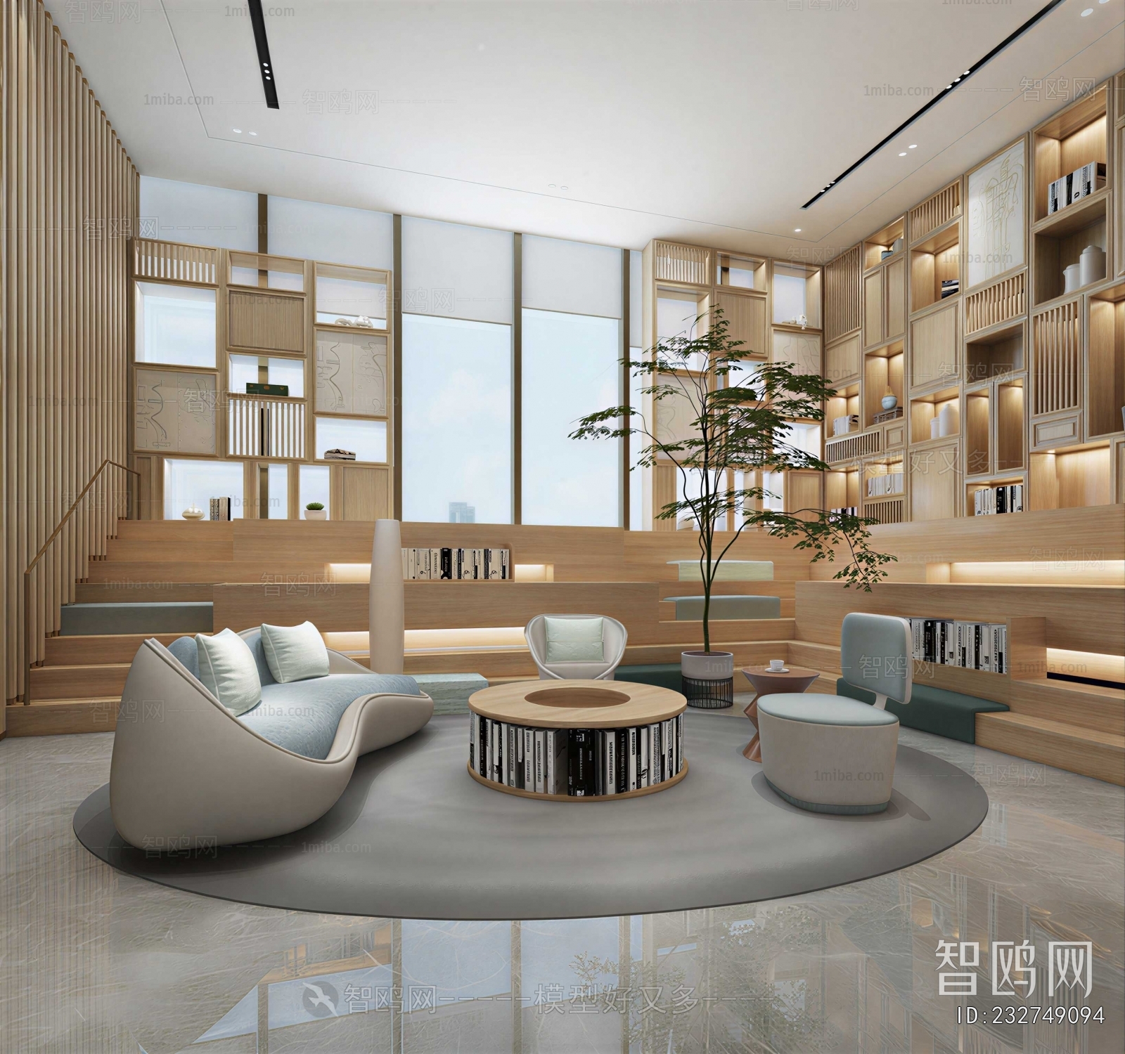 Modern Bookstore Book Bar