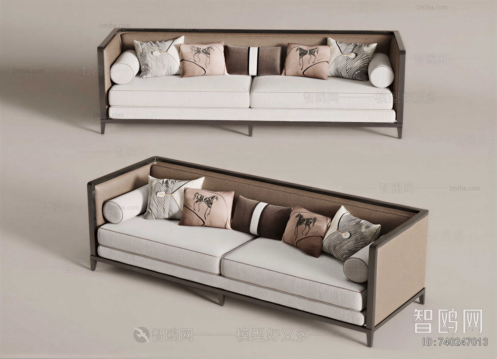 New Chinese Style A Sofa For Two