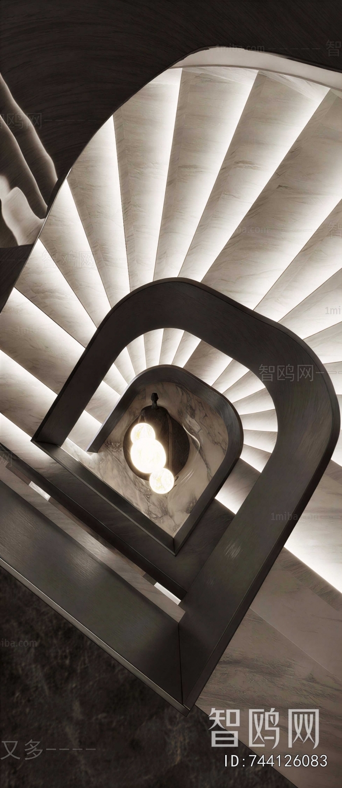Modern Rotating Staircase