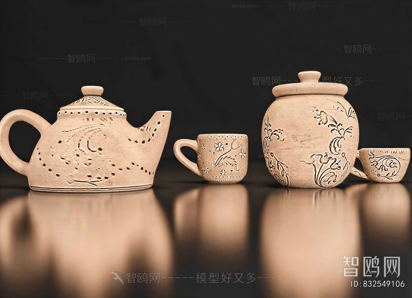Wabi-sabi Style Tea Set