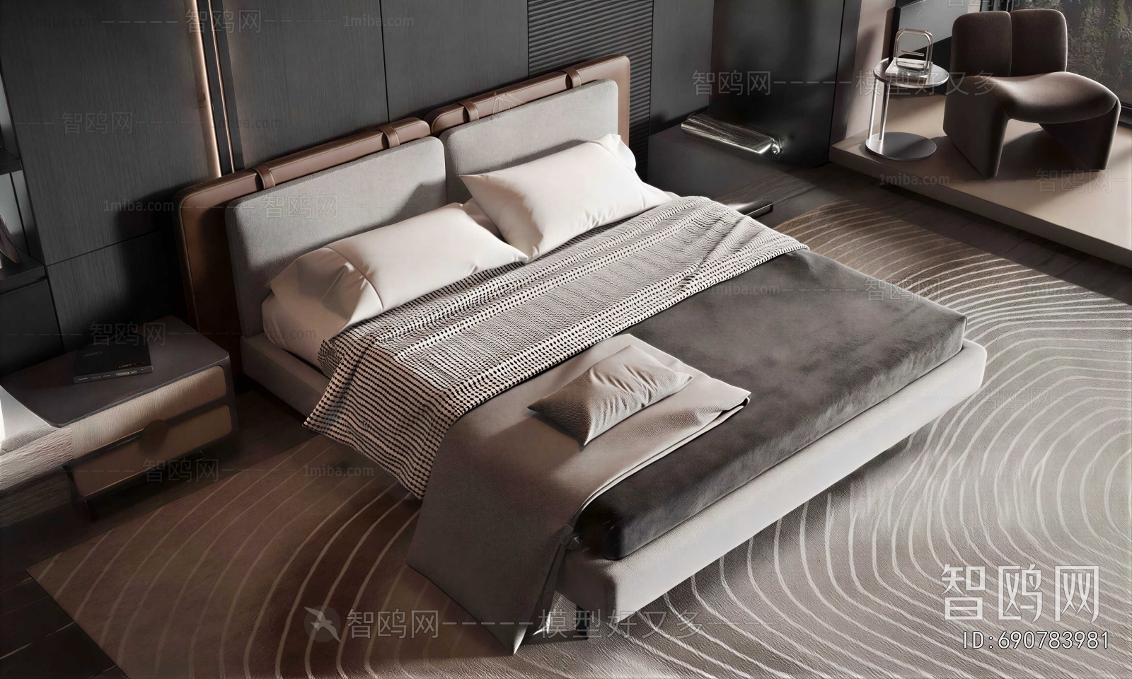 Modern Double Bed