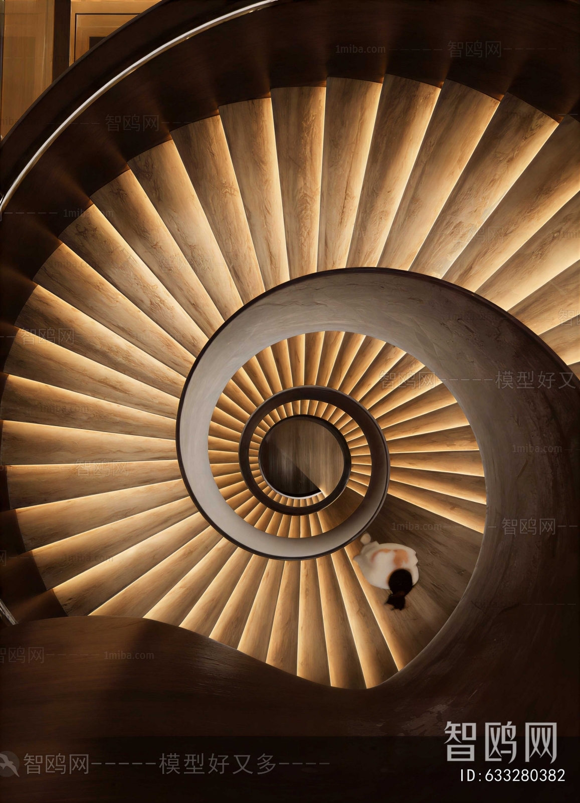 Modern Rotating Staircase