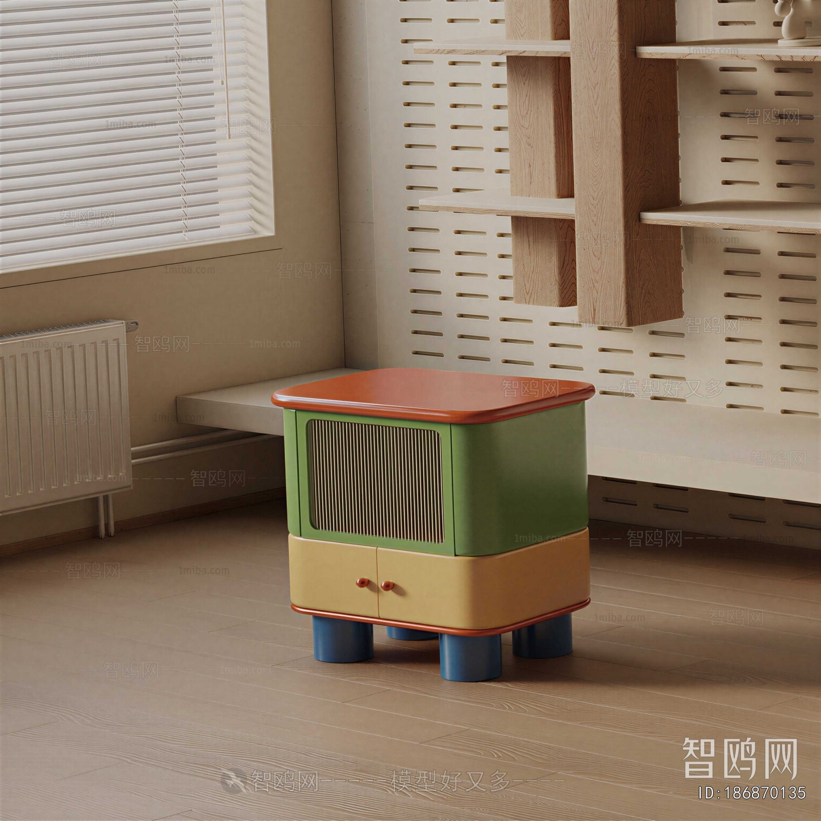 Modern Bedside Cupboard