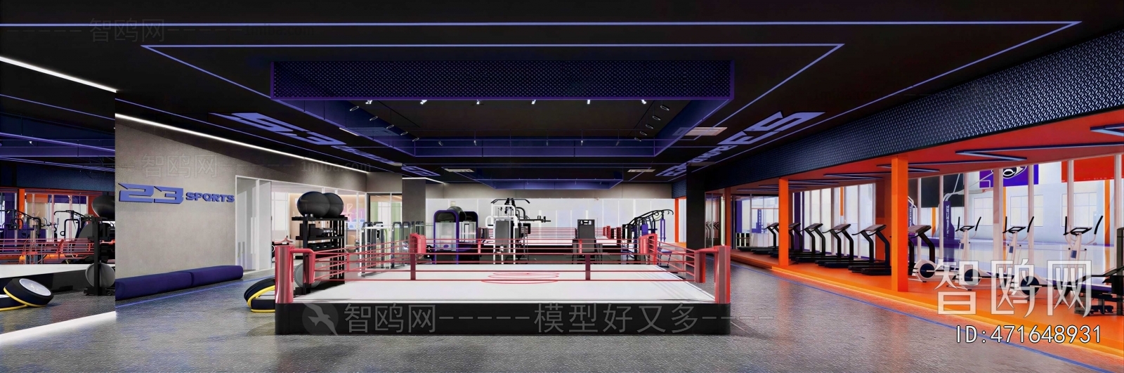 Industrial Style Gym