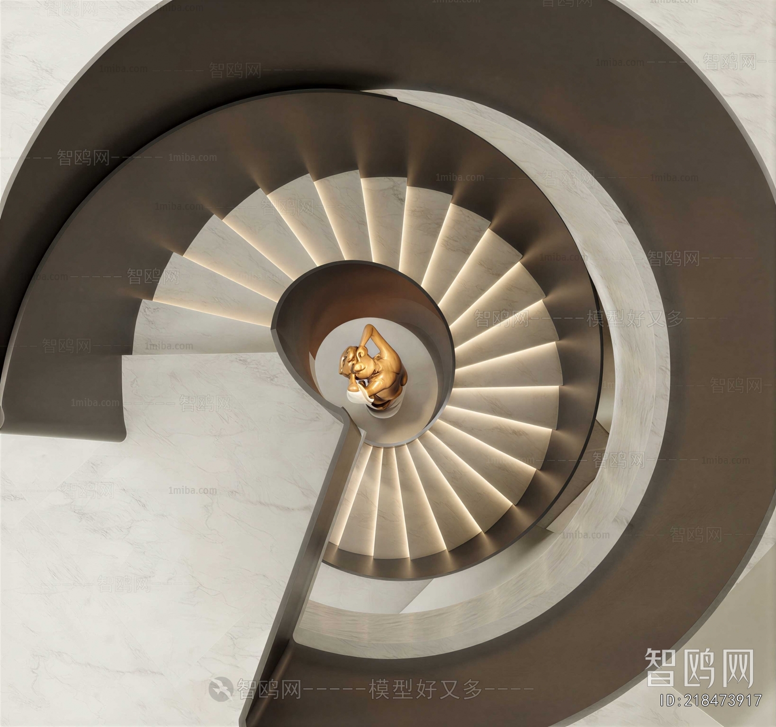 Modern Rotating Staircase