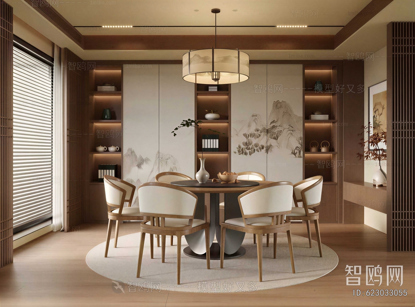 New Chinese Style Dining Room