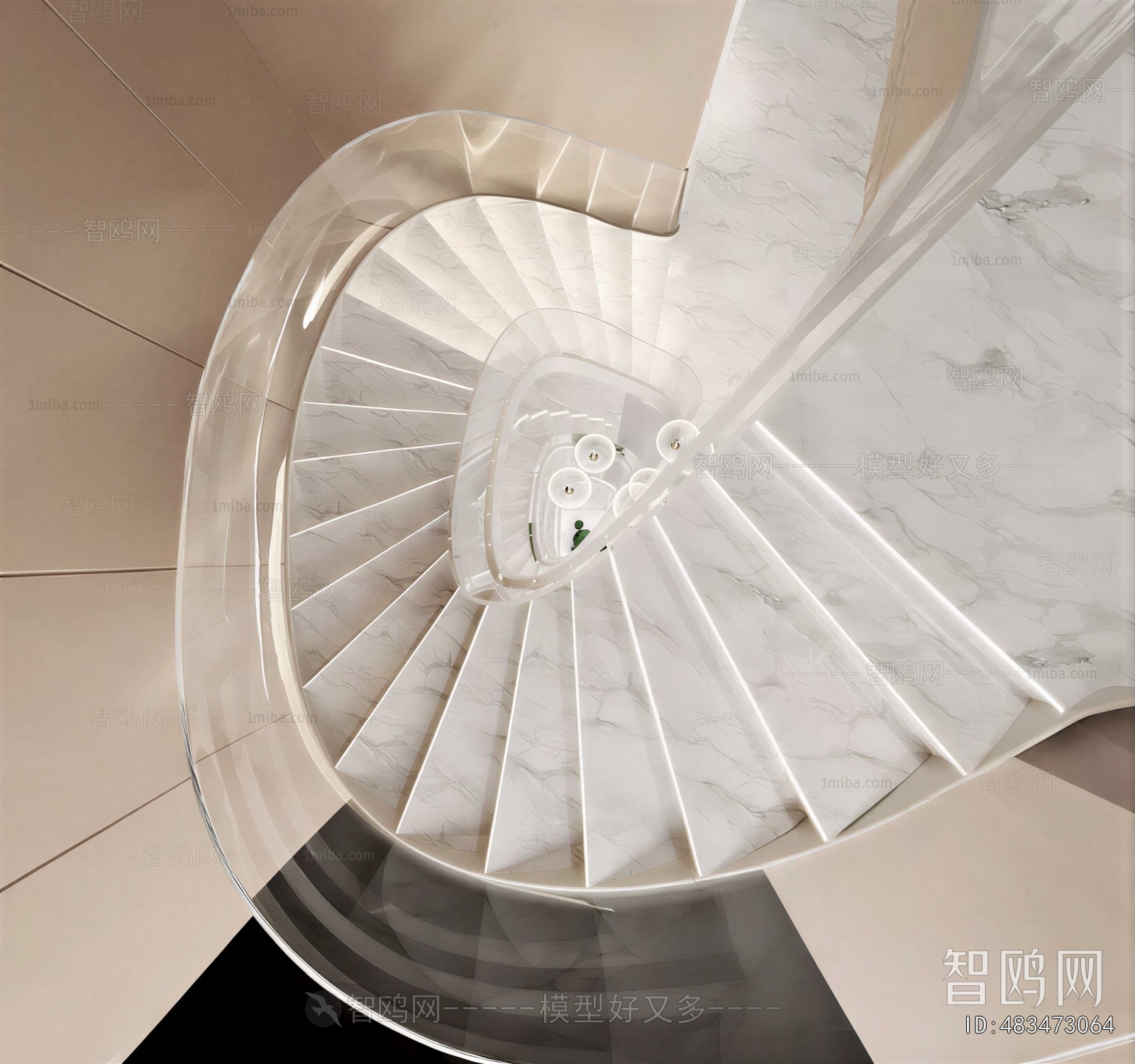 Modern Rotating Staircase