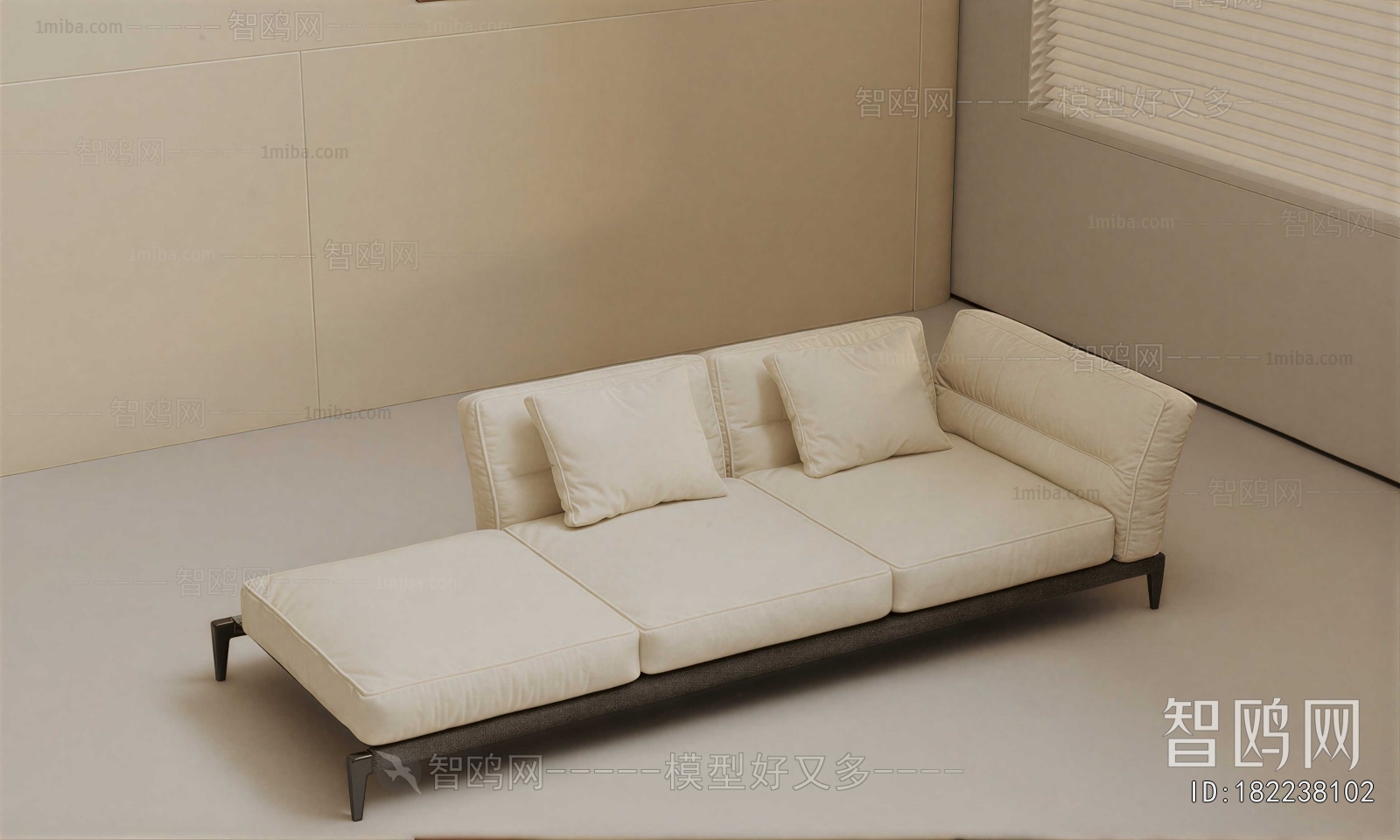 Modern Three-seat Sofa