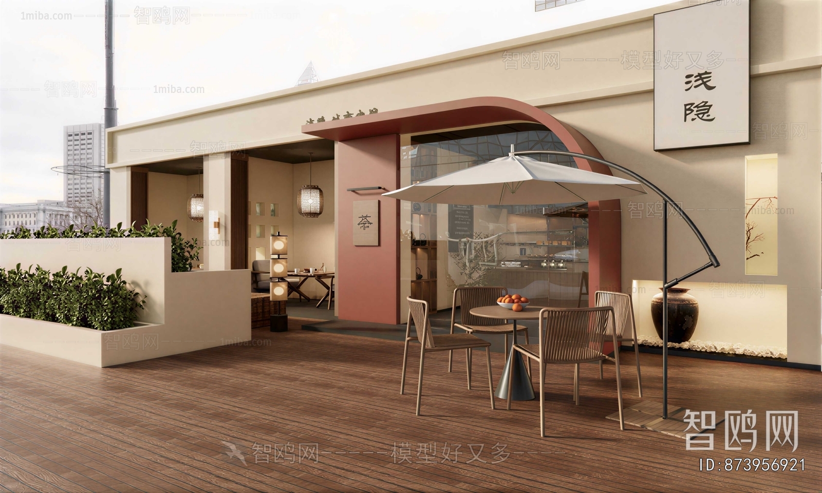 New Chinese Style Facade Element