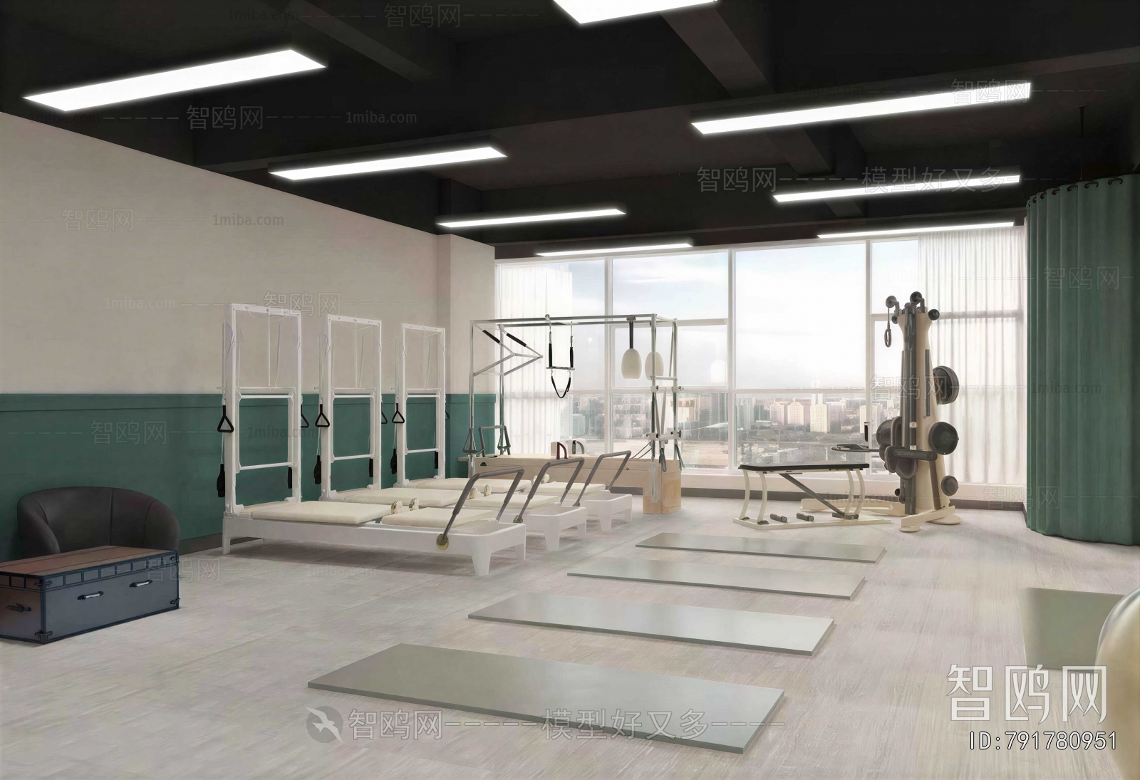 Modern Yoga Room
