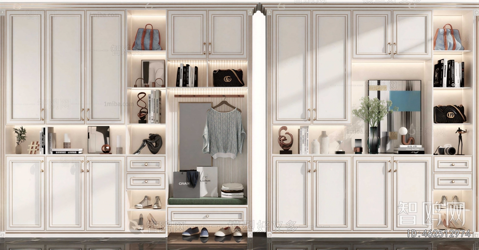 European Style Shoe Cabinet