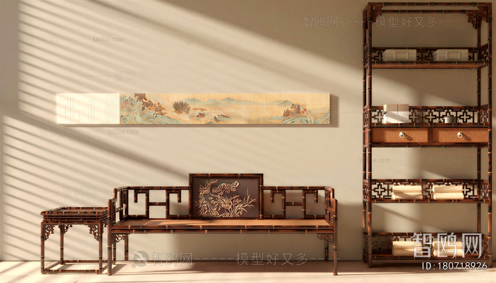 New Chinese Style Arhat Bed