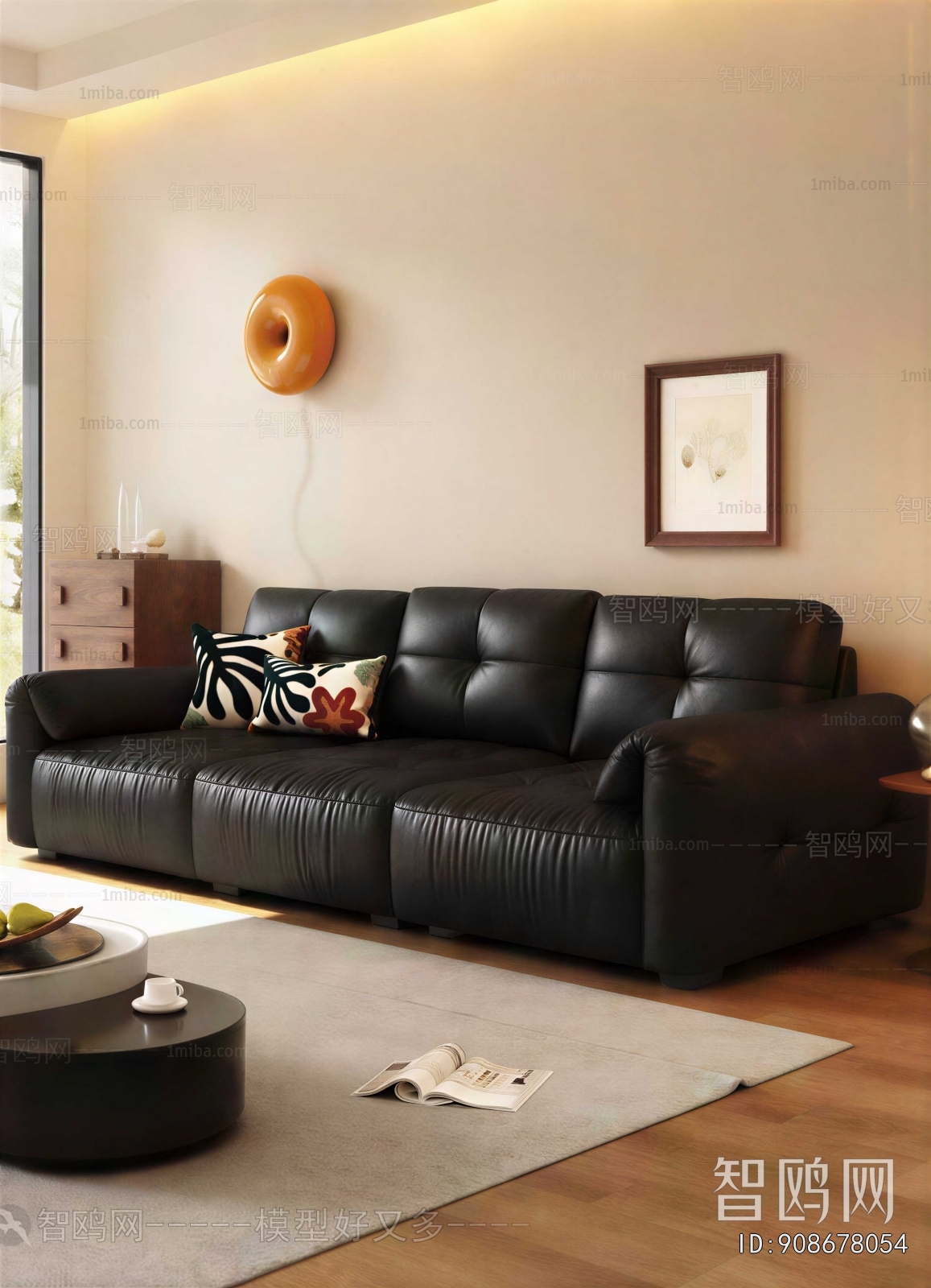 Modern Three-seat Sofa