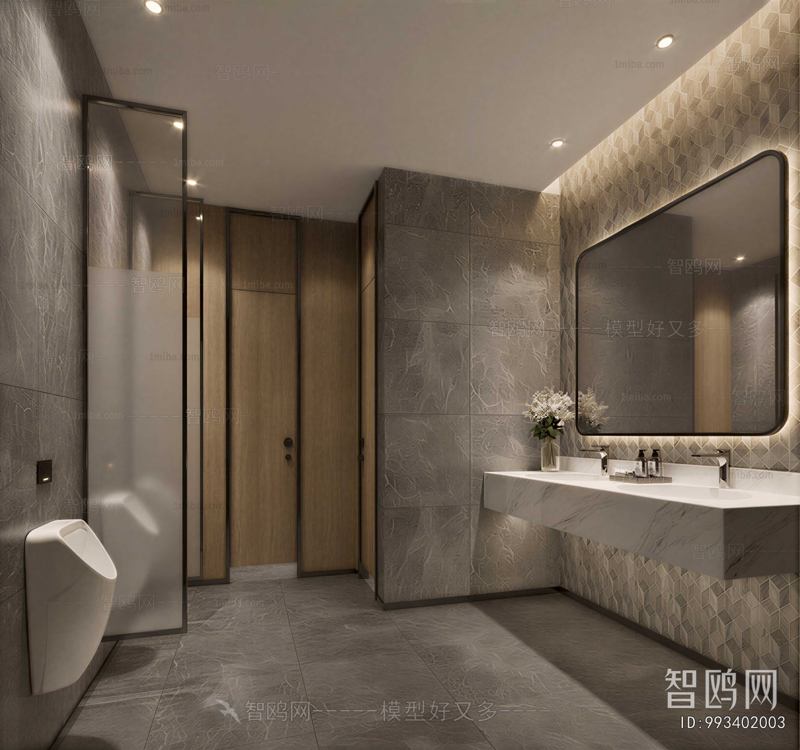 Modern Public Toilet