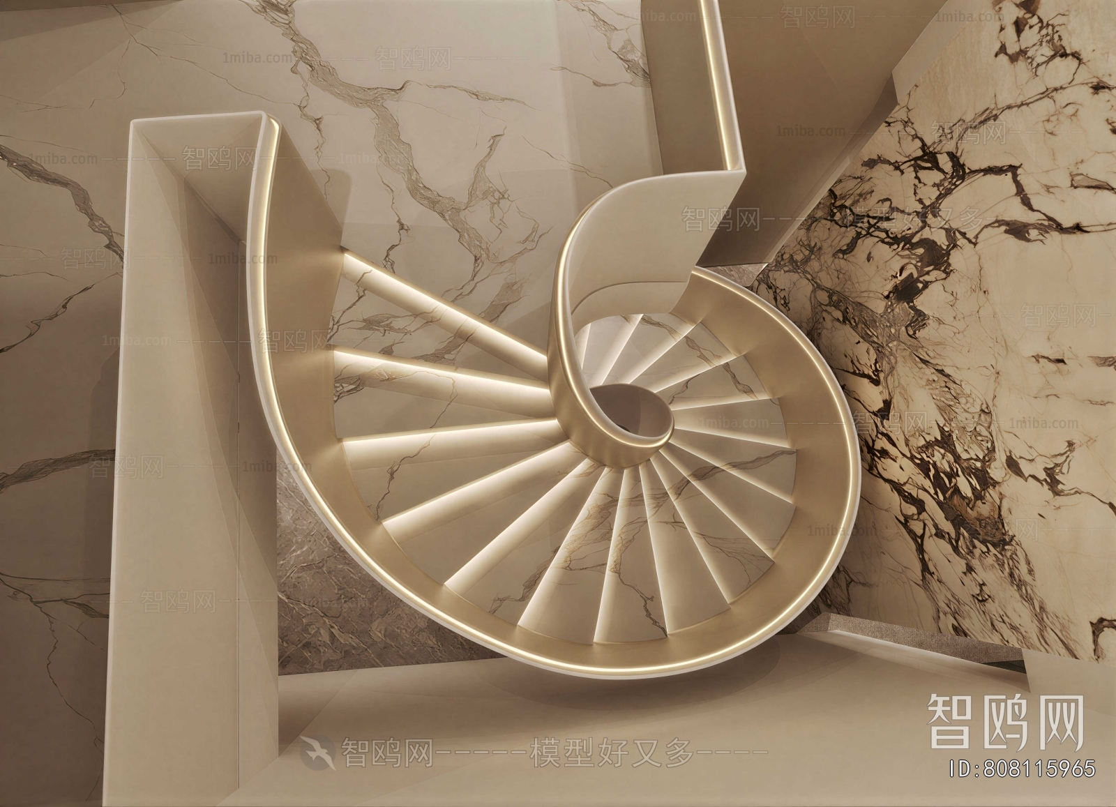 Modern Rotating Staircase