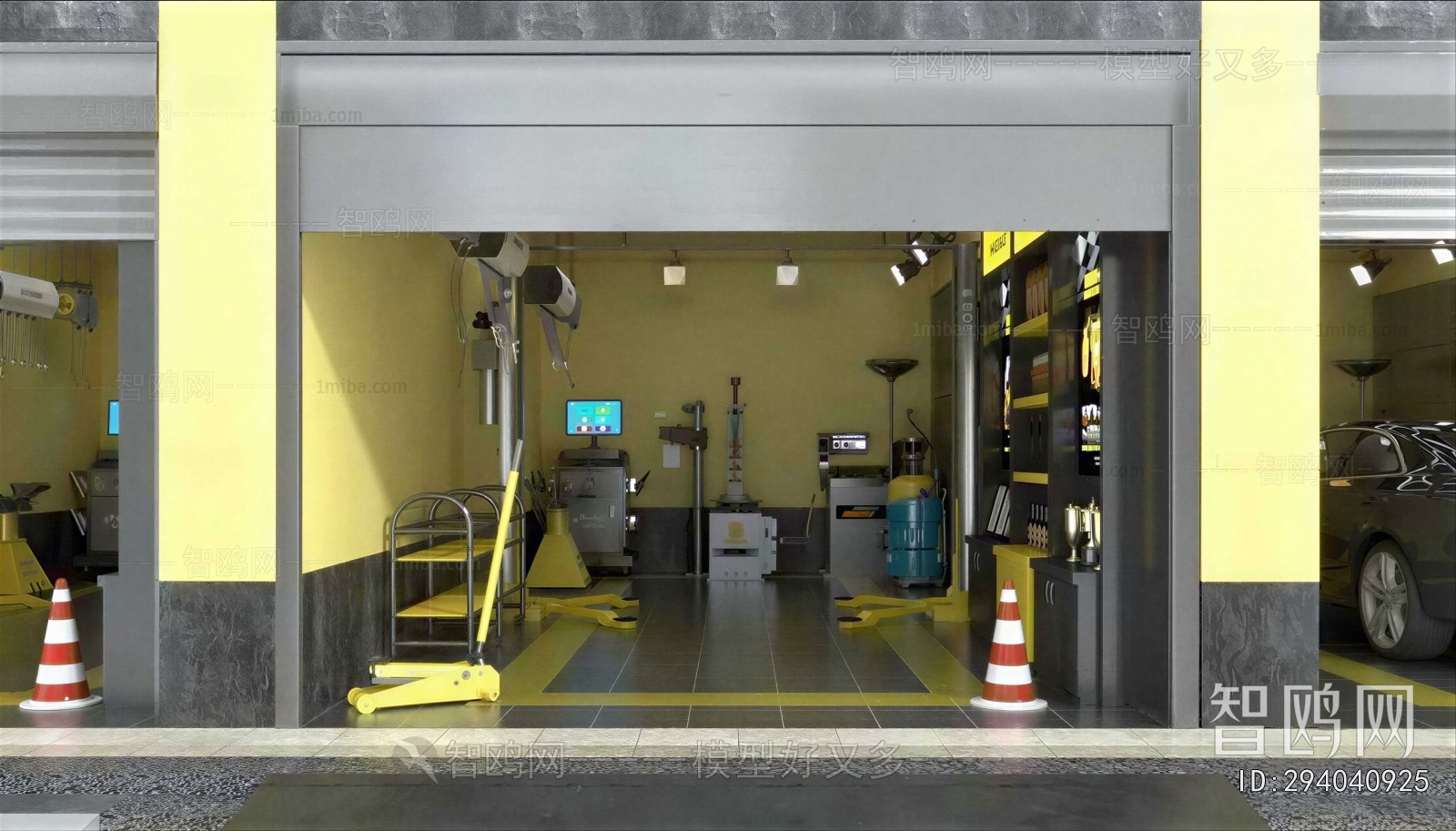 Modern Automobile Repair Shop