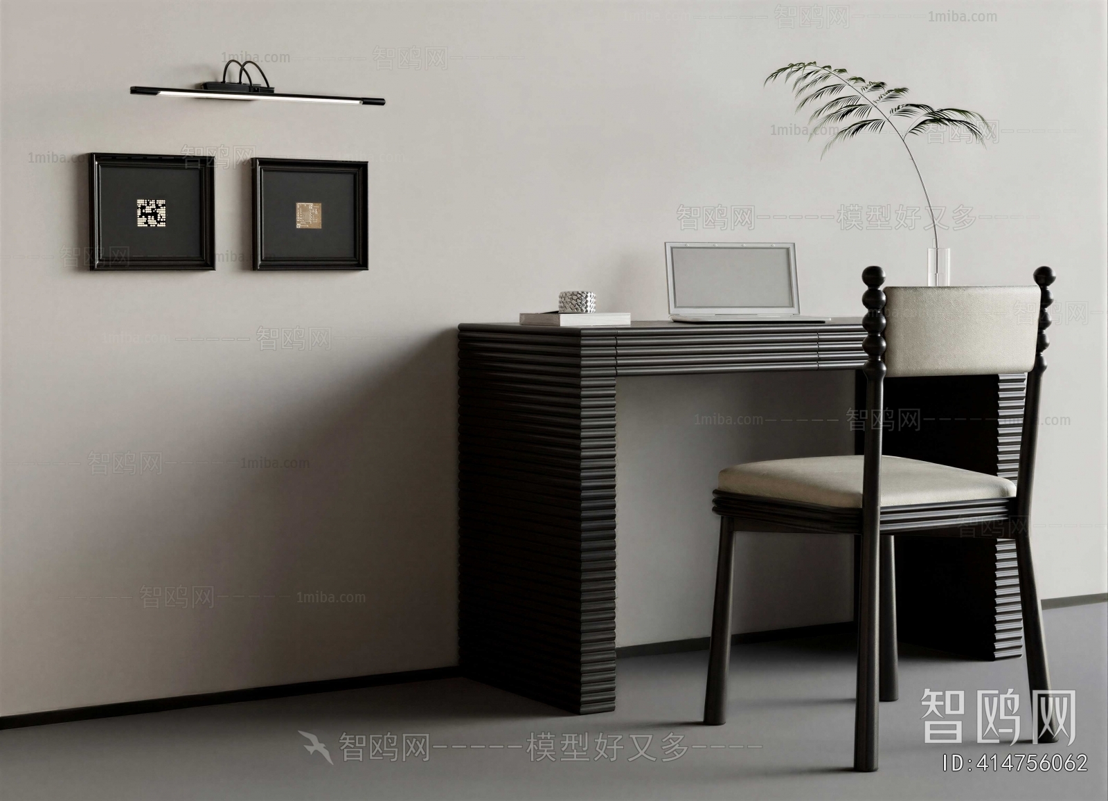 French Style Computer Desk And Chair